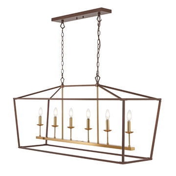 Pagoda Lantern Metal LED Pendant